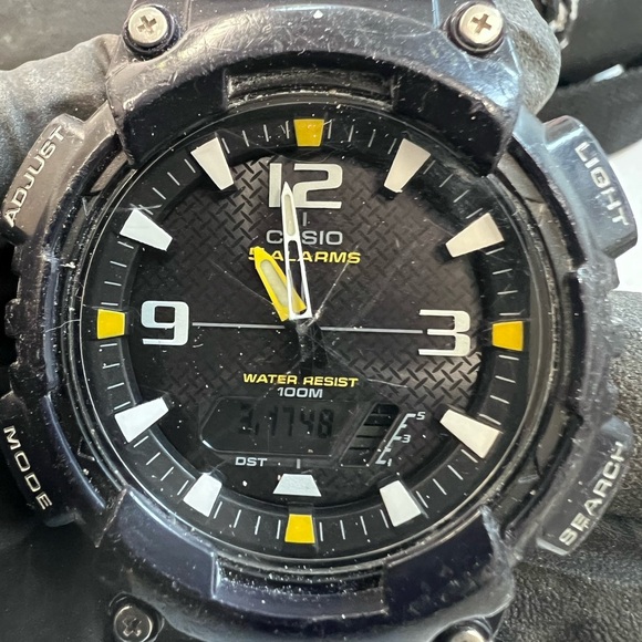 Casio Other - Casio AQ-S810W Tough Solar Digital Alarm Chrono Men’s Watch